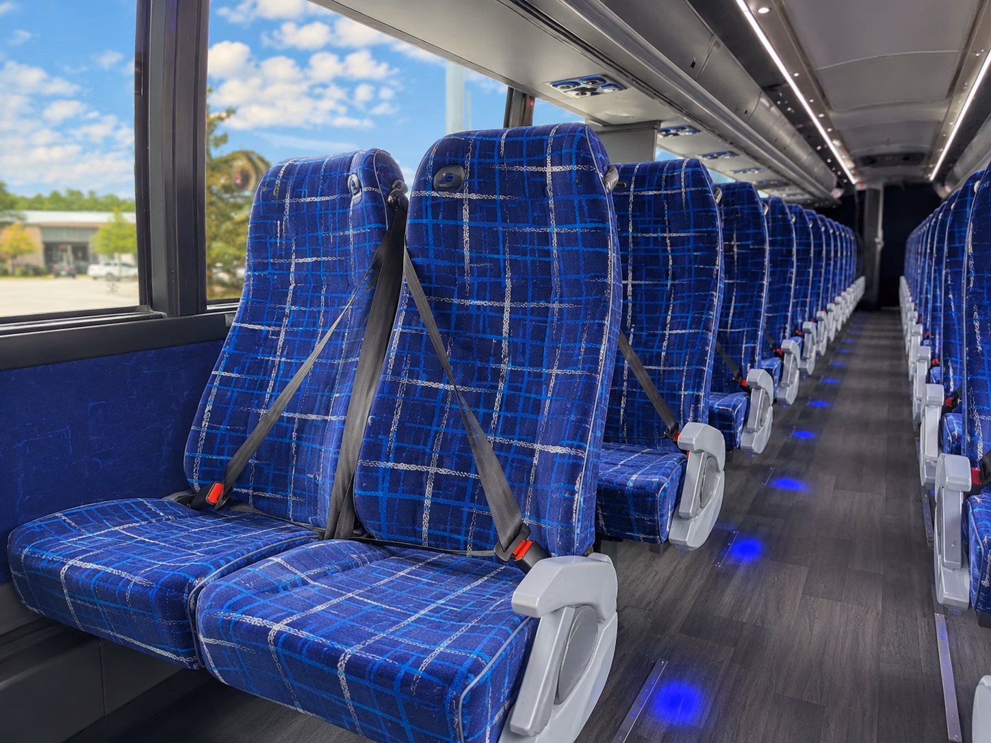 fort collins charter bus interior
